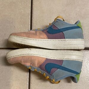 Nike Kids Sneakers in Blue, Pink, and Green